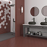 Stonehouse Studio Alvero Hexagon Rust Wall and Floor Tiles - 150 x 170mm