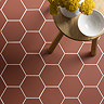 Stonehouse Studio Alvero Hexagon Rust Wall and Floor Tiles - 150 x 170mm