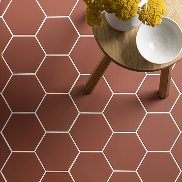 Stonehouse Studio Alvero Hexagon Rust Wall Tiles - 150 x 170mm