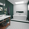 Stonehouse Studio Alvero Hexagon White Wall and Floor Tiles - 150 x 170mm