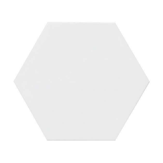 Stonehouse Studio Alvero Hexagon White Wall and Floor Tiles