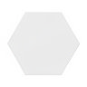 Stonehouse Studio Alvero Hexagon White Wall and Floor Tiles