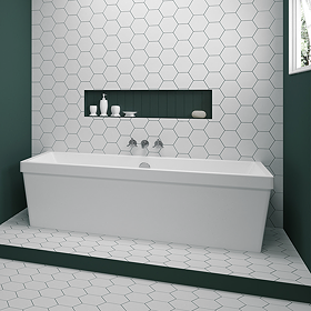 Stonehouse Studio Alvero Hexagon White Wall and Floor Tiles - 150 x 170mm