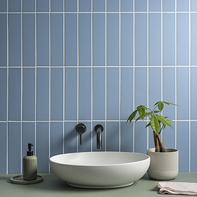 Stonehouse Studio Alvero Light Blue Wall Tiles - 75 x 300mm