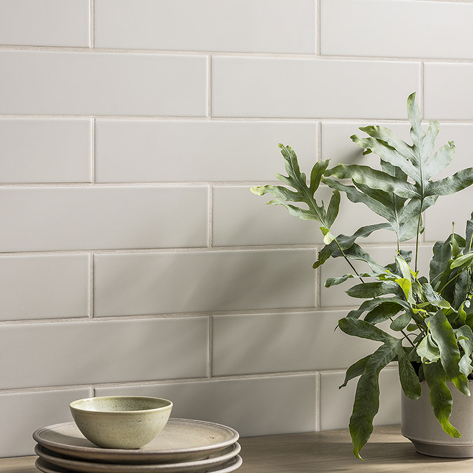 Stonehouse Studio Alvero White Wall Tiles - 75 x 300mm