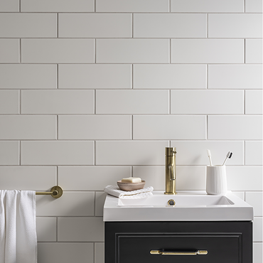 Stonehouse Studio Alvero White Wall Tiles - 75 x 300mm