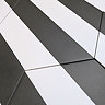 Stonehouse Studio Amalfi Jet Striped Hexagon Wall & Floor Tiles - 225 x 259mm