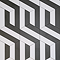 Stonehouse Studio Amalfi Jet Striped Hexagon Wall & Floor Tiles - 225 x 259mm