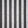 Stonehouse Studio Amalfi Jet Striped Hexagon Wall & Floor Tiles - 225 x 259mm
