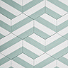 Stonehouse Studio Amalfi Olive Striped Hexagon Wall & Floor Tiles - 225 x 259mm