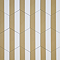 Stonehouse Studio Amalfi Saffron Striped Hexagon Wall & Floor Tiles - 225 x 259mm