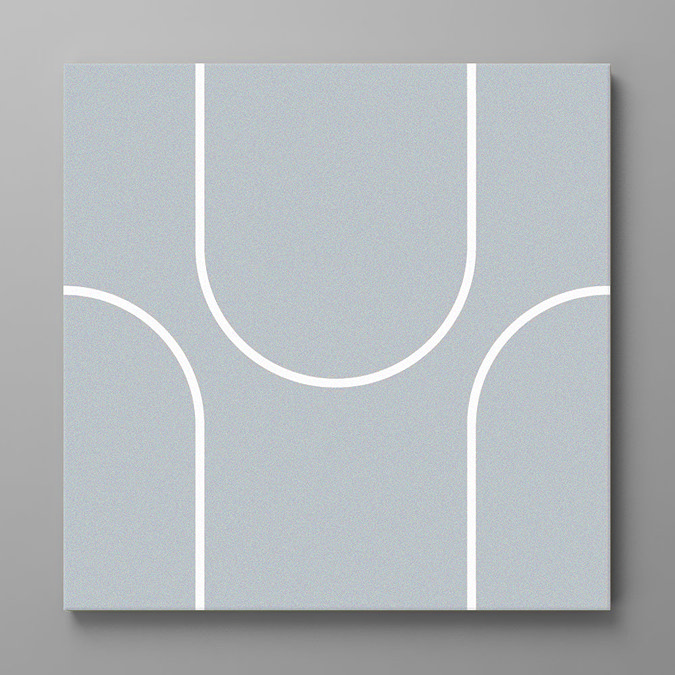 Stonehouse Studio Archie Dove Grey Wall & Floor Tiles - 225 x 225mm