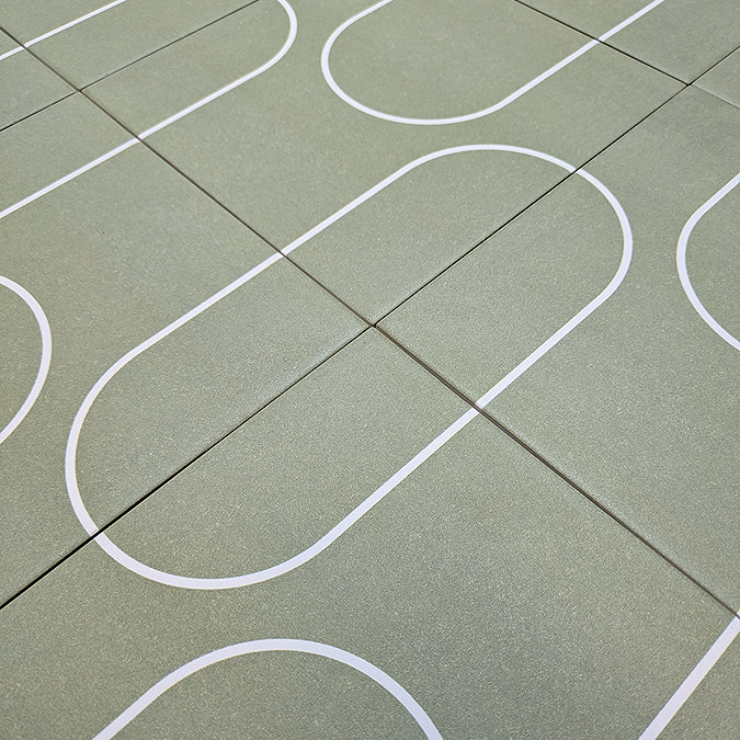 Stonehouse Studio Archie Fern Wall & Floor Tiles - 225 x 225mm