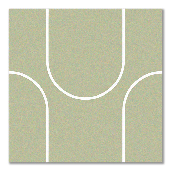 Stonehouse Studio Archie Fern Wall & Floor Tiles - 225 x 225mm
