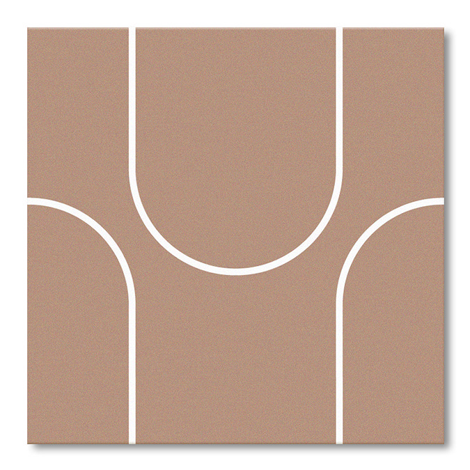 Stonehouse Studio Archie Terracotta Wall & Floor Tiles - 225 x 225mm