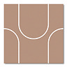 Stonehouse Studio Archie Terracotta Wall & Floor Tiles - 225 x 225mm