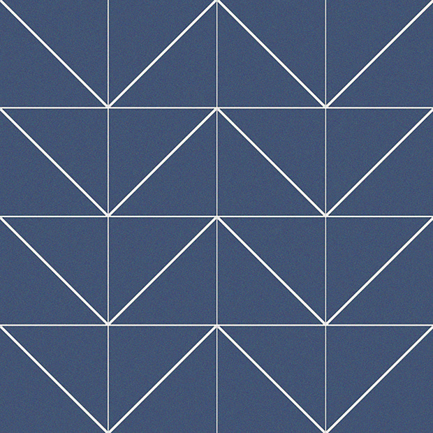 Stonehouse Studio Ascent Indigo Geometric Wall and Floor Tiles - 225 x 225mm