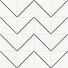 Stonehouse Studio Ascent White Geometric Wall and Floor Tiles - 225 x 225mm