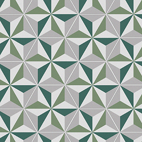 Stonehouse Studio Astral Clover Hexagon Wall & Floor Tiles - 225 x 259mm