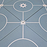 Stonehouse Studio Athena Aqua Patterned Wall and Floor Tiles - 225 x 225mm