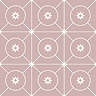 Stonehouse Studio Athena Blush Patterned Wall and Floor Tiles - 225 x 225mm