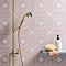 Stonehouse Studio Athena Blush Patterned Wall and Floor Tiles - 225 x 225mm
