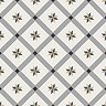 Stonehouse Studio Bakewell Charcoal Patterned Wall and Floor Tiles - 225 x 225mm