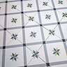 Stonehouse Studio Bakewell Emerald Geometric Patterned Wall and Floor Tiles - 225 x 225mm