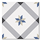 Stonehouse Studio Bakewell Navy Patterned Wall and Floor Tiles - 225 x 225mm