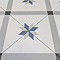 Stonehouse Studio Bakewell Navy Patterned Wall and Floor Tiles - 225 x 225mm
