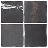Stonehouse Studio Beauvais Rustic Graphite Zellige Effect Wall Tiles 130 x 130mm