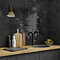 Stonehouse Studio Beauvais Rustic Graphite Zellige Effect Wall Tiles 130 x 130mm