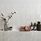 Stonehouse Studio Beauvais Rustic White Zellige Effect Wall Tiles 130 x 130mm