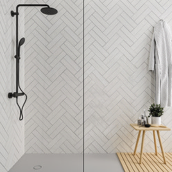 Stonehouse Studio Beauvais Rustic White Zellige Effect Wall Tiles 75 x 300mm