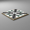 Stonehouse Studio Bentley Clover Geometric Patterned Wall and Floor Tiles - 225 x 225mm