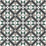 Stonehouse Studio Bentley Clover Geometric Patterned Wall and Floor Tiles - 225 x 225mm