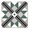 Stonehouse Studio Bentley Clover Geometric Patterned Wall and Floor Tiles - 225 x 225mm