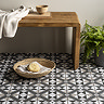 Stonehouse Studio Bentley Graphite Geometric Patterned Wall and Floor Tiles - 225 x 225mm