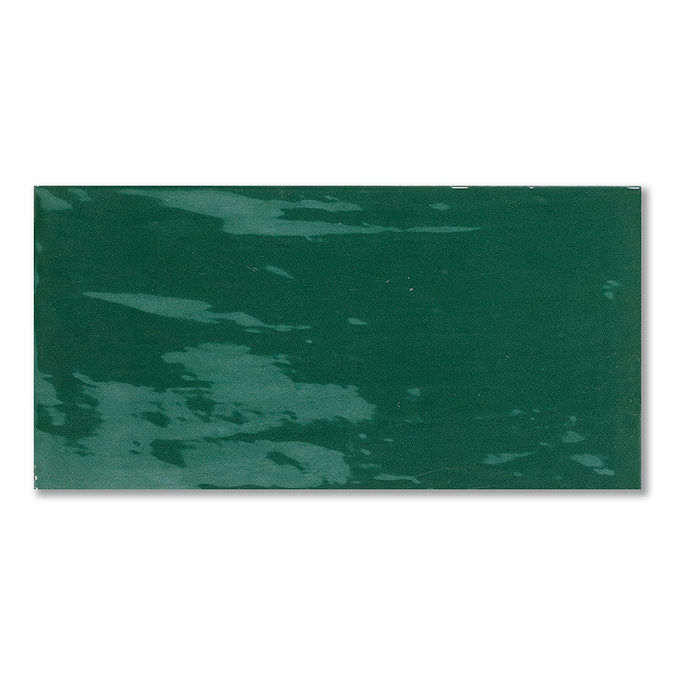 Stonehouse Studio Bramley Rustic Green Gloss Wall Tiles - 75 x 150mm