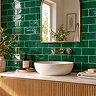 Stonehouse Studio Bramley Rustic Green Gloss Wall Tiles - 75 x 150mm