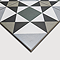 Stonehouse Studio Buxton Emerald Geometric Patterned Wall and Floor Tiles - 225 x 225mm