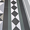 Stonehouse Studio Buxton Emerald Geometric Patterned Wall and Floor Tiles - 225 x 225mm
