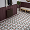 Stonehouse Studio Buxton Pink Border Geometric Patterned Wall and Floor Tiles - 225 x 225mm