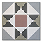 Stonehouse Studio Buxton Pink Geometric Patterned Wall and Floor Tiles - 225 x 225mm