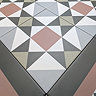 Stonehouse Studio Buxton Pink Geometric Patterned Wall and Floor Tiles - 225 x 225mm
