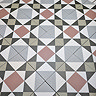 Stonehouse Studio Buxton Pink Geometric Patterned Wall and Floor Tiles - 225 x 225mm