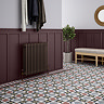 Stonehouse Studio Buxton Pink Geometric Patterned Wall and Floor Tiles - 225 x 225mm