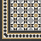Stonehouse Studio Buxton Saffron Border Geometric Patterned Wall and Floor Tiles - 225 x 225mm