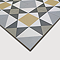 Stonehouse Studio Buxton Saffron Geometric Patterned Wall and Floor Tiles - 225 x 225mm