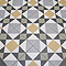 Stonehouse Studio Buxton Saffron Geometric Patterned Wall and Floor Tiles - 225 x 225mm